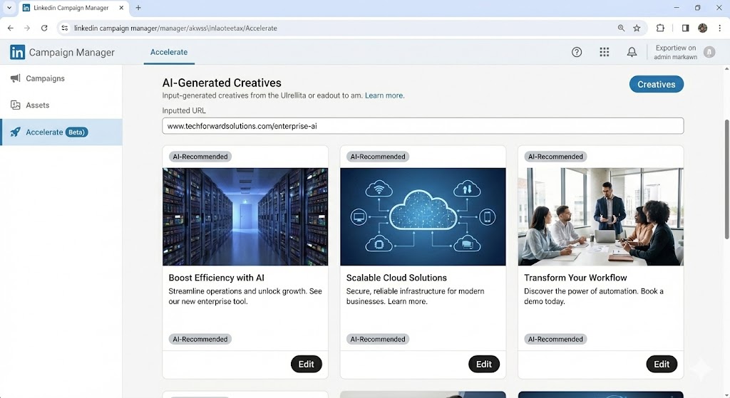 LinkedIn Accelerate加速广告