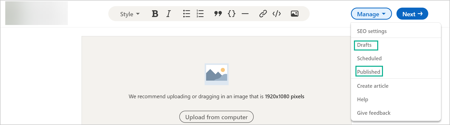 LinkedIn内容发布平台