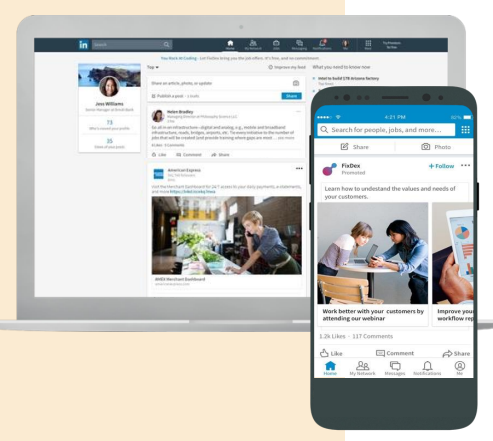 领英广告形式之信息流广告