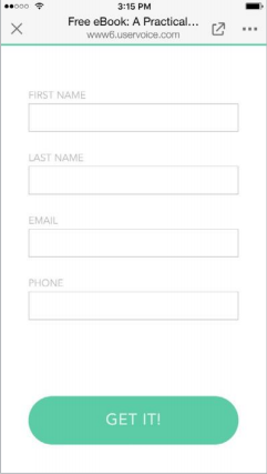 领英内容营销进阶十大法则之制作精致的移动版着陆页2